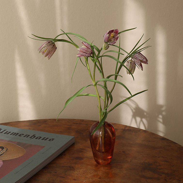 Mouth Blown Vase Liv Brown