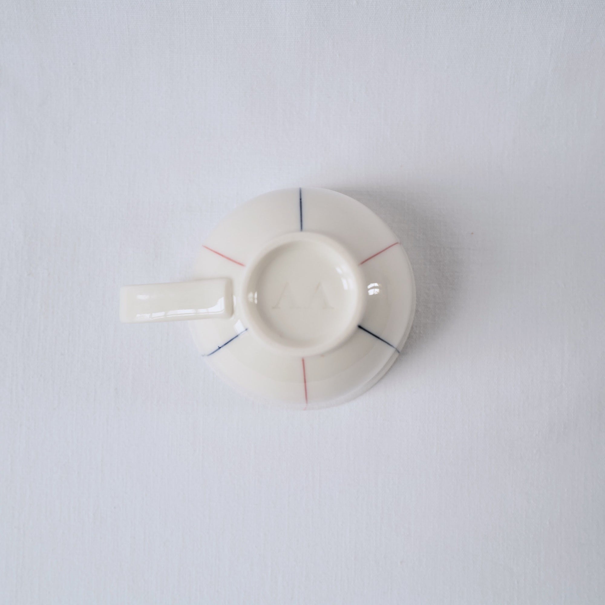 Small Cup with Tricolour Stripes