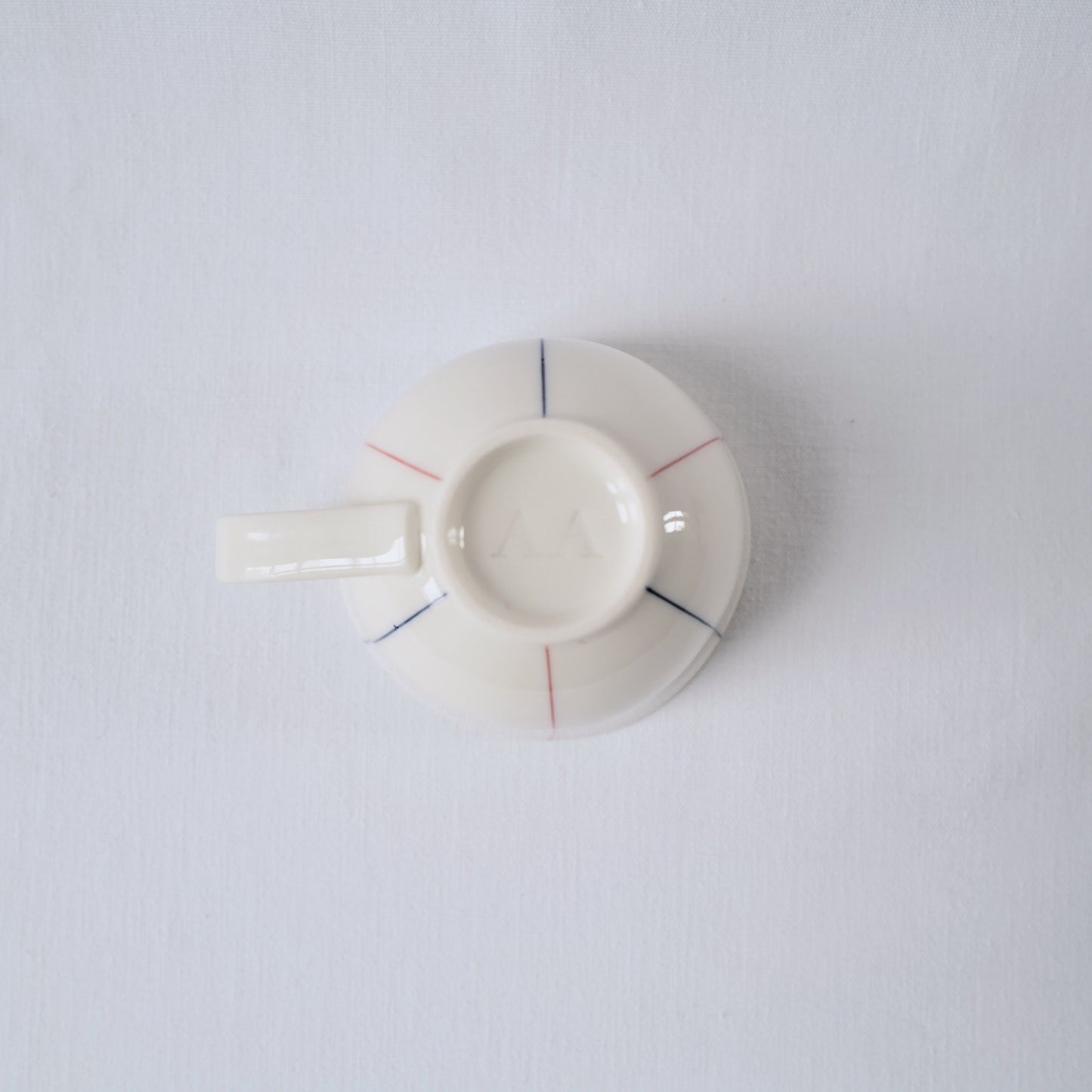 Small Cup with Tricolour Stripes