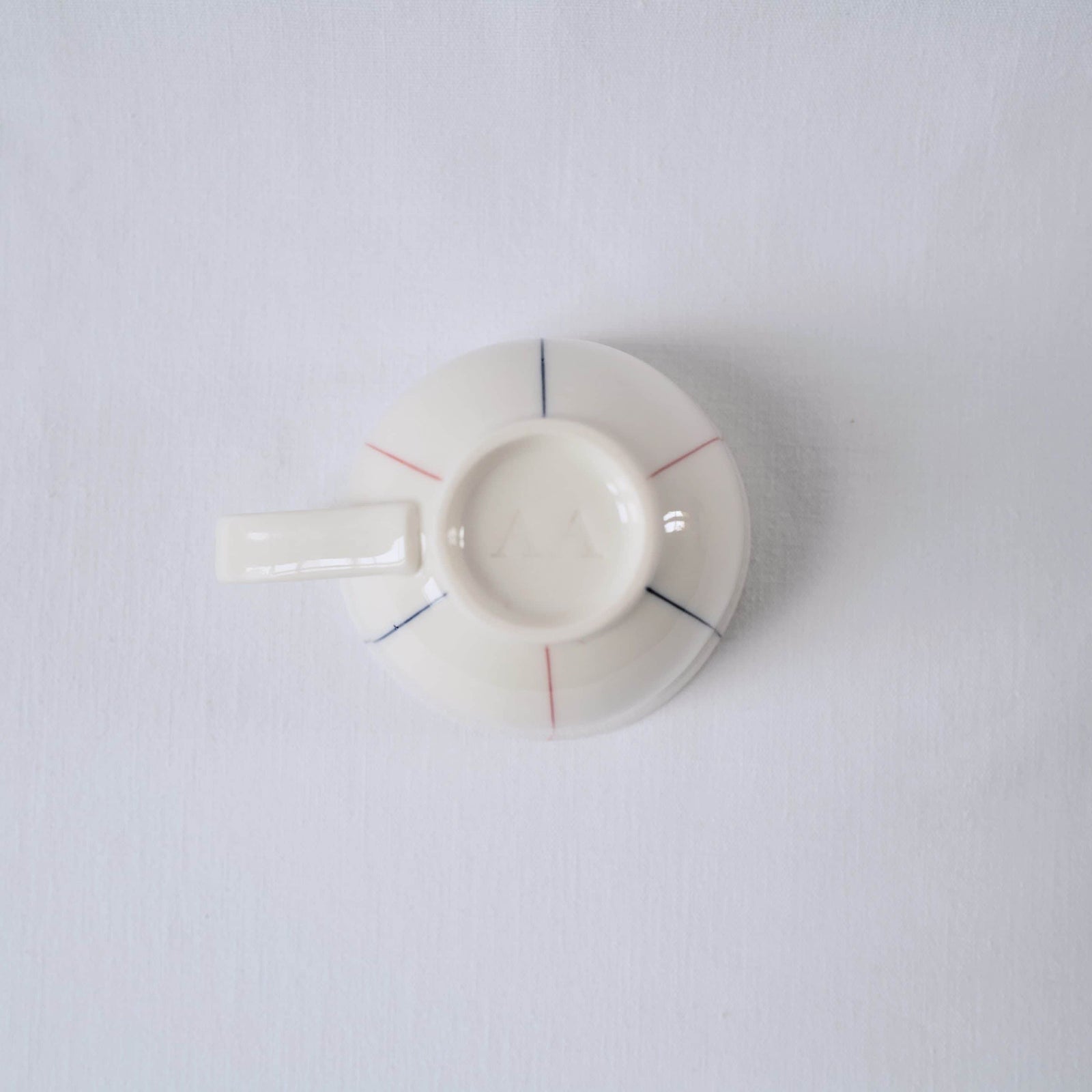 Small Cup with Tricolour Stripes