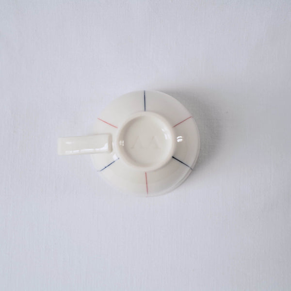 Small Cup with Tricolour Stripes
