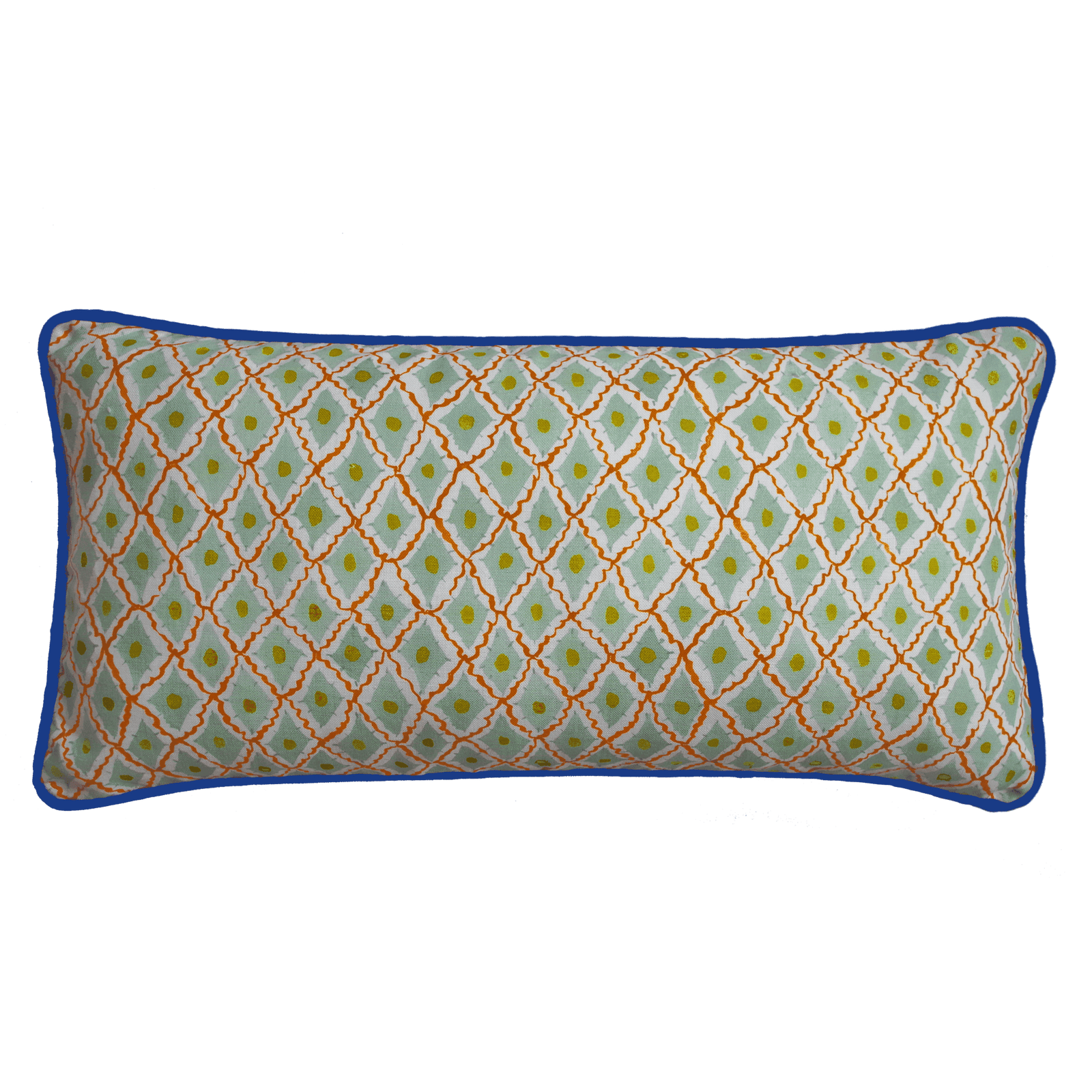 Printed Red Diamonds Cushion