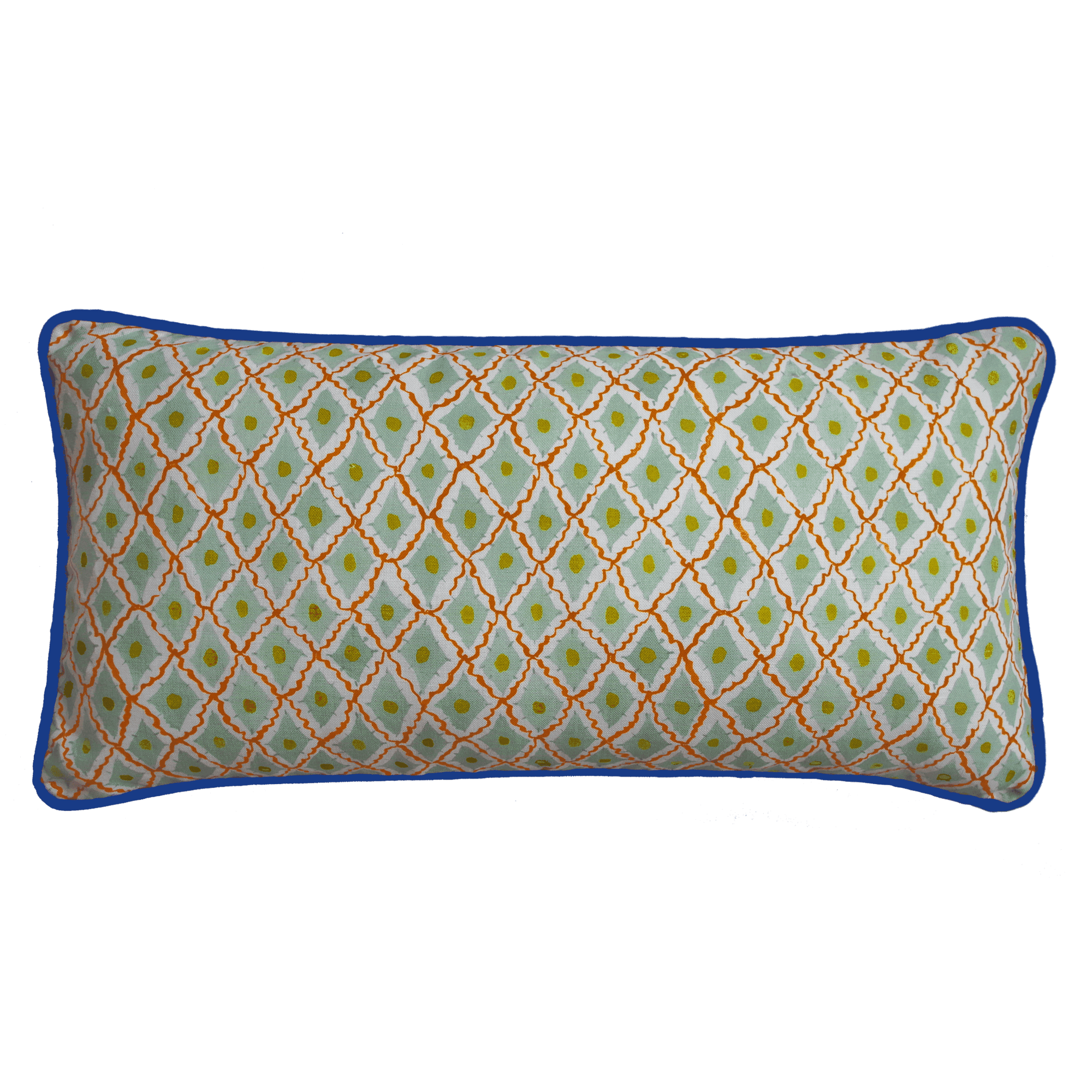 Printed Red Diamonds Cushion