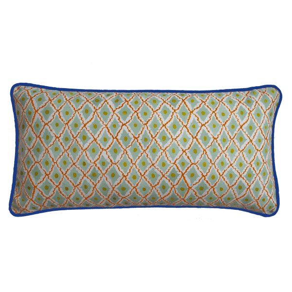 Printed Red Diamonds Cushion