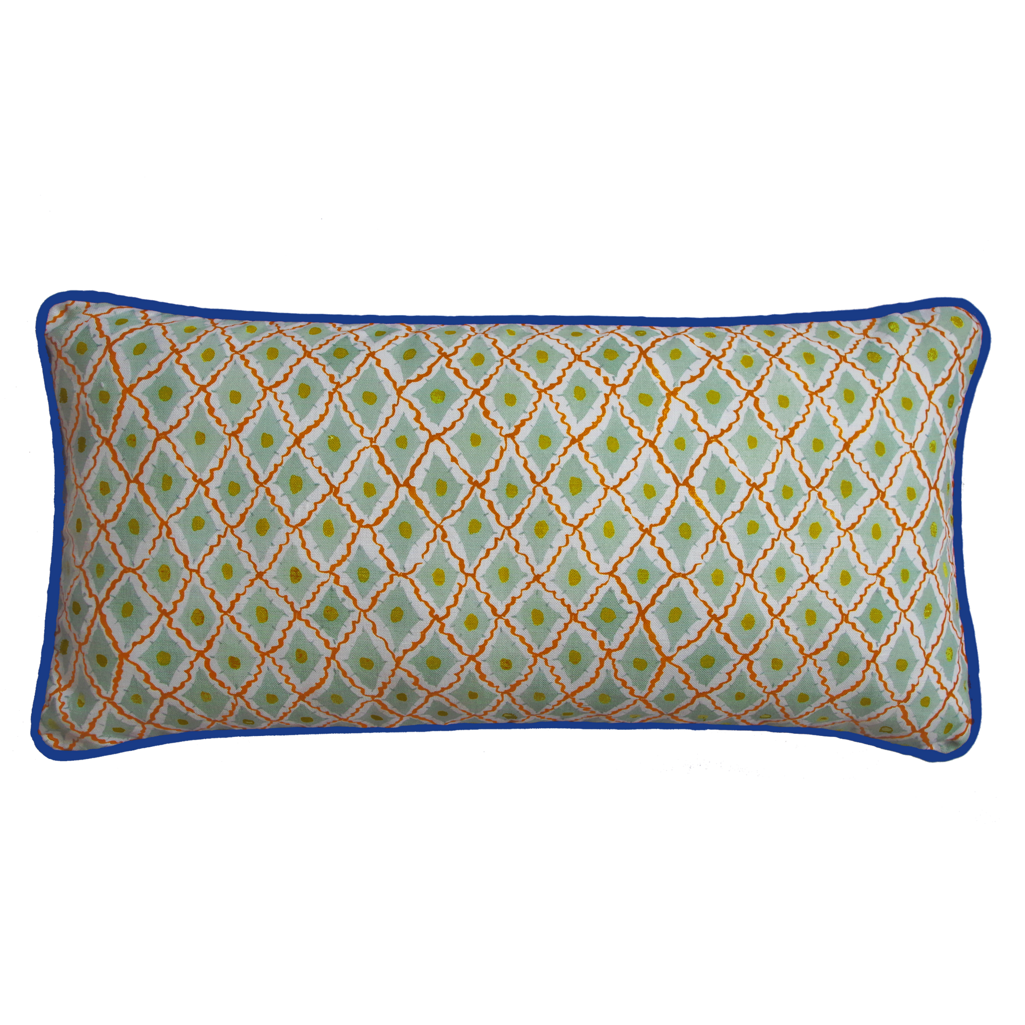 Printed Red Diamonds Cushion