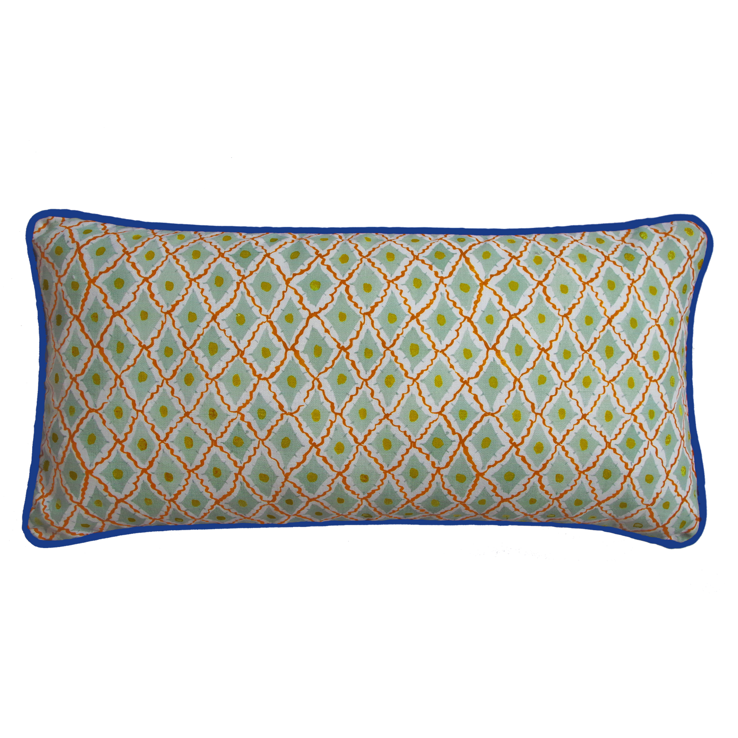 Printed Red Diamonds Cushion