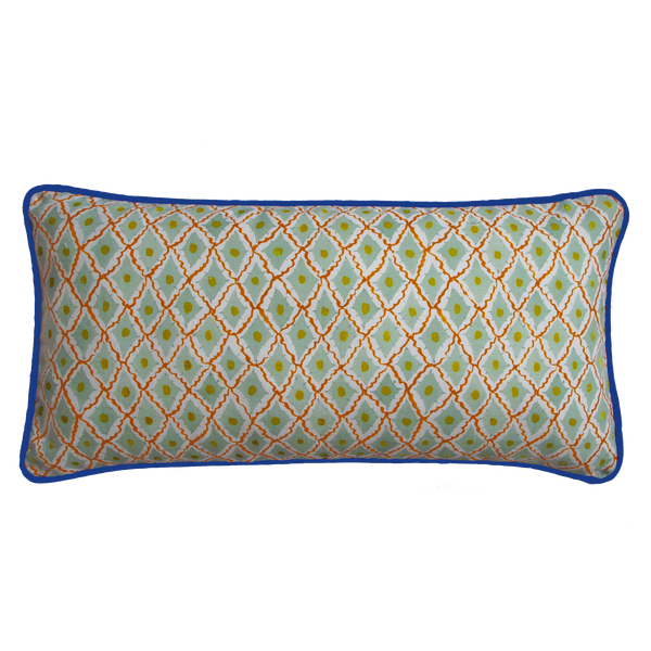 Printed Red Diamonds Cushion