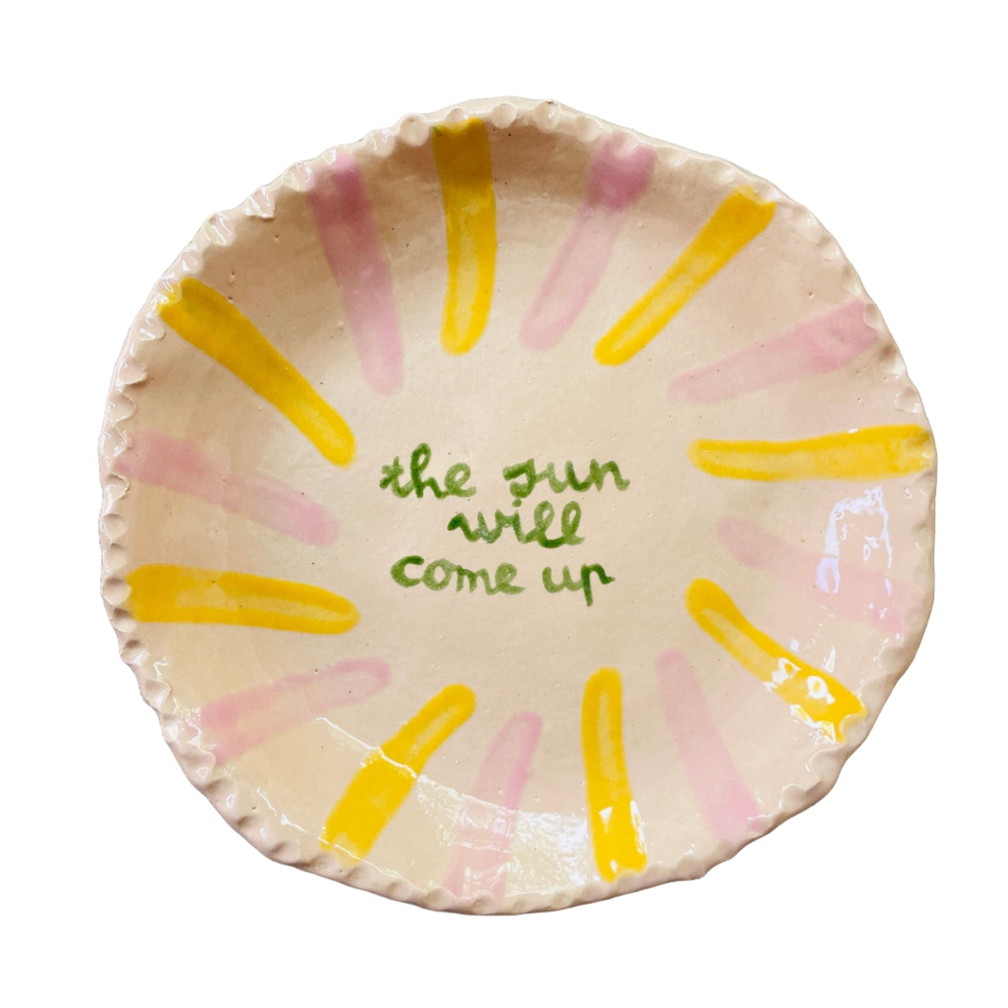 Handmade Trinket Dish - THE SUN WILL COME UP