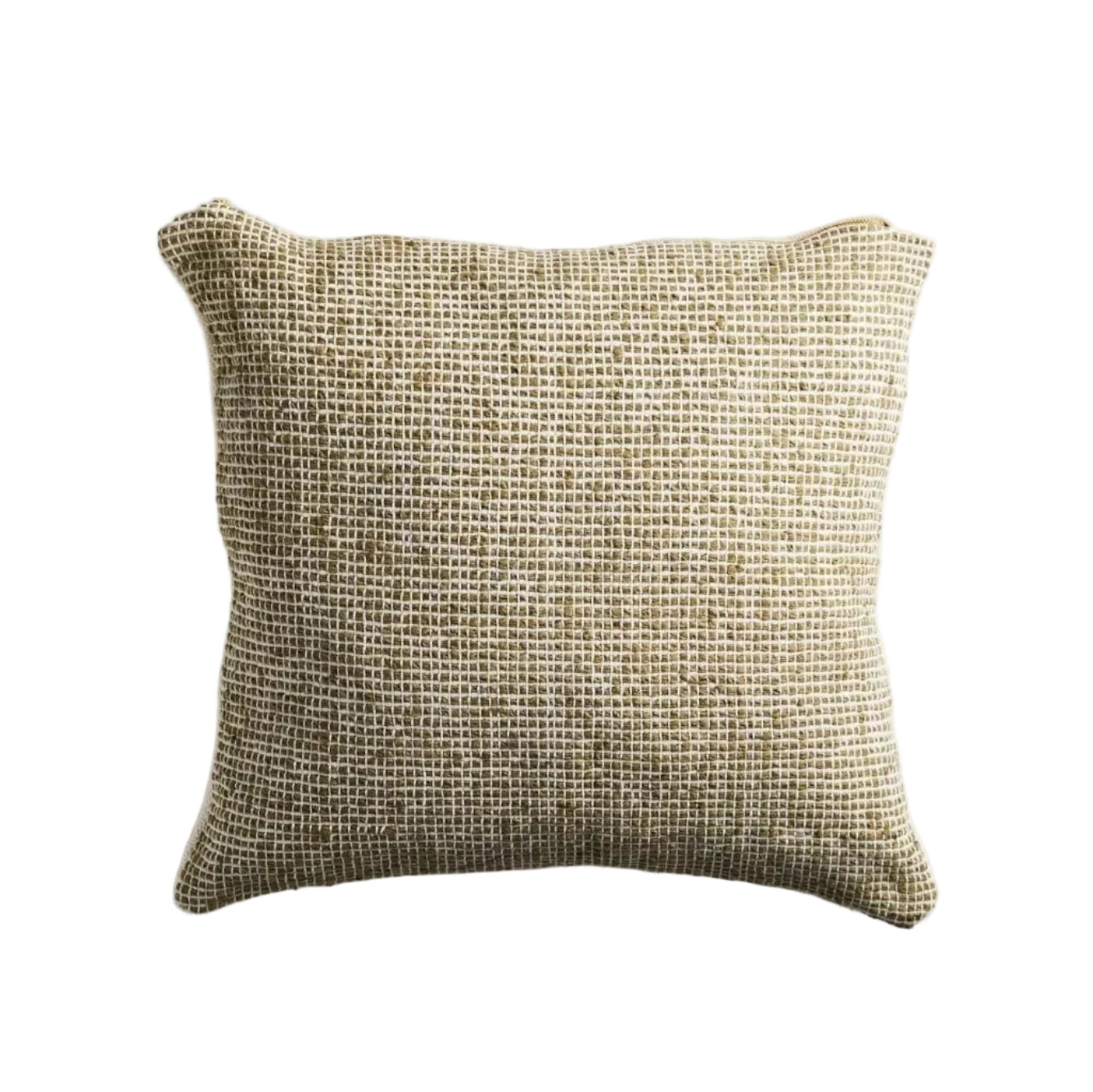 Organic Cotton Pillow from Colombia - Olive