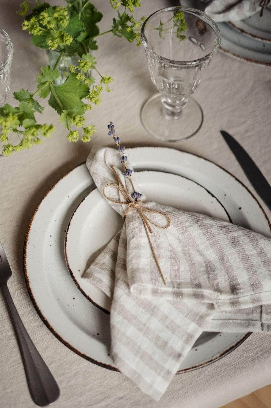 Linen Stripe Napkin Pairs