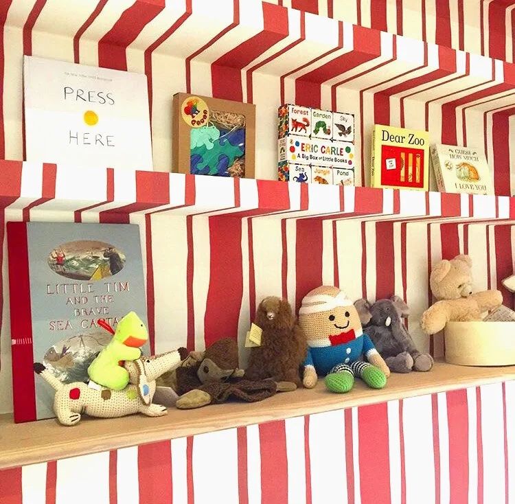 Scarlet Stripe Wallpaper