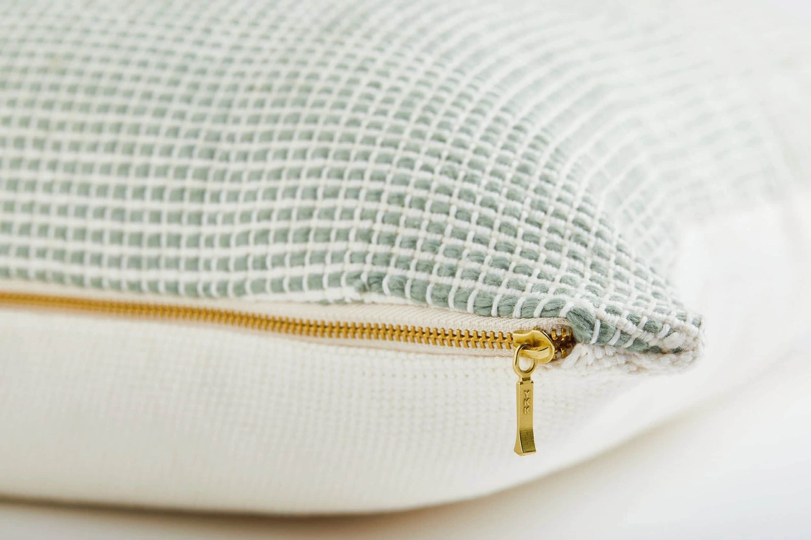 Organic Cotton Pillow from Colombia - Sage