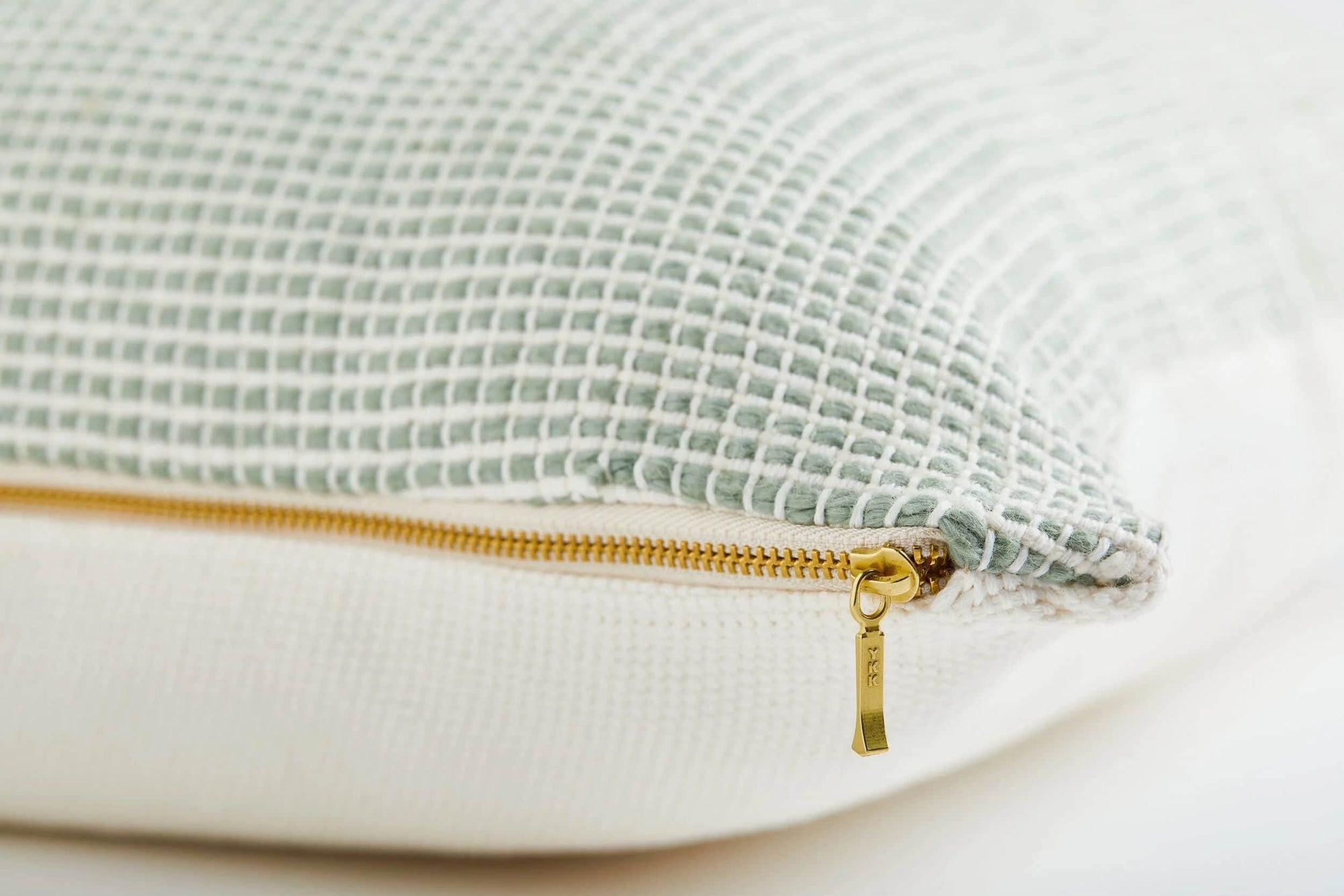 Organic Cotton Pillow from Colombia - Sage