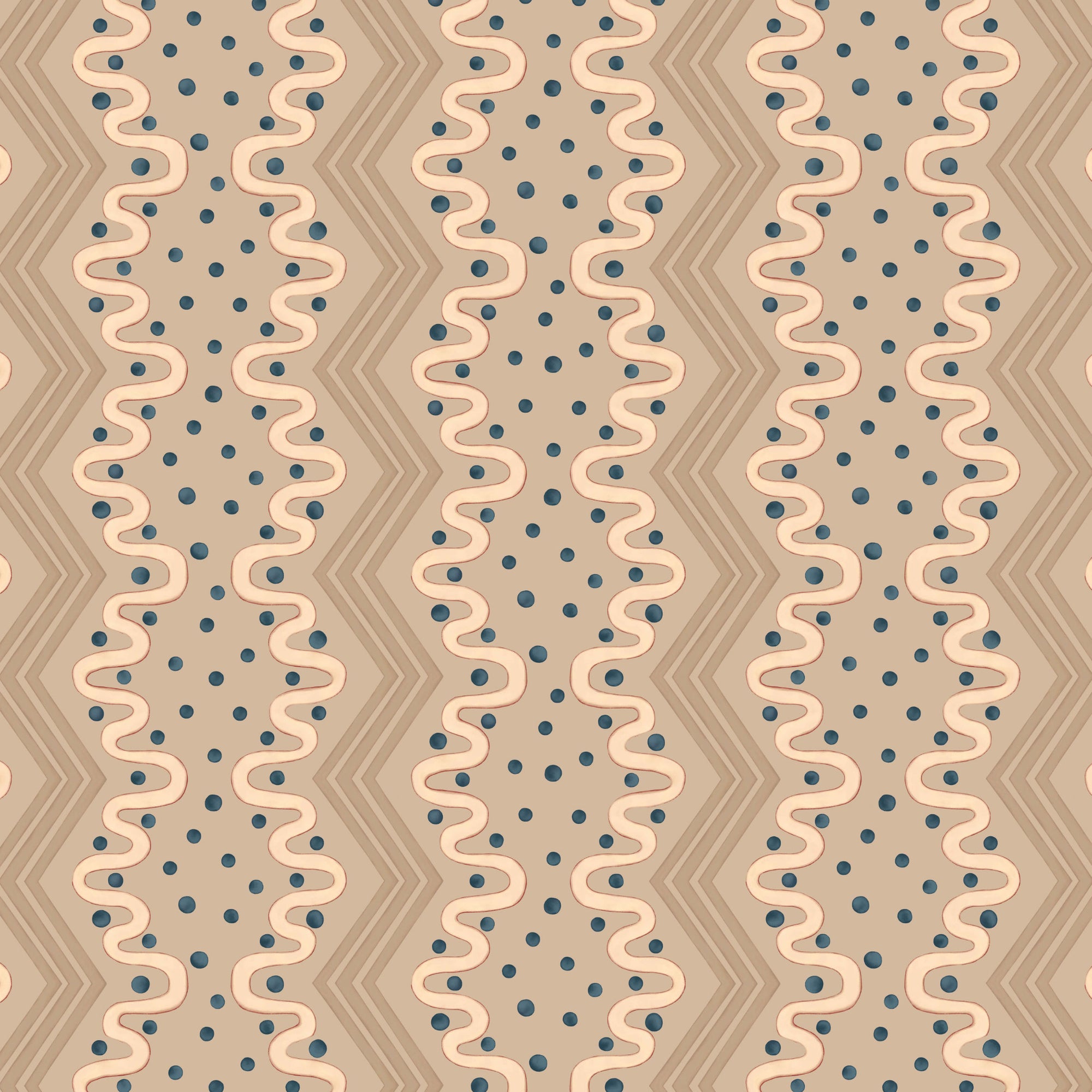 Madame Ziggle Wallpaper - Oat