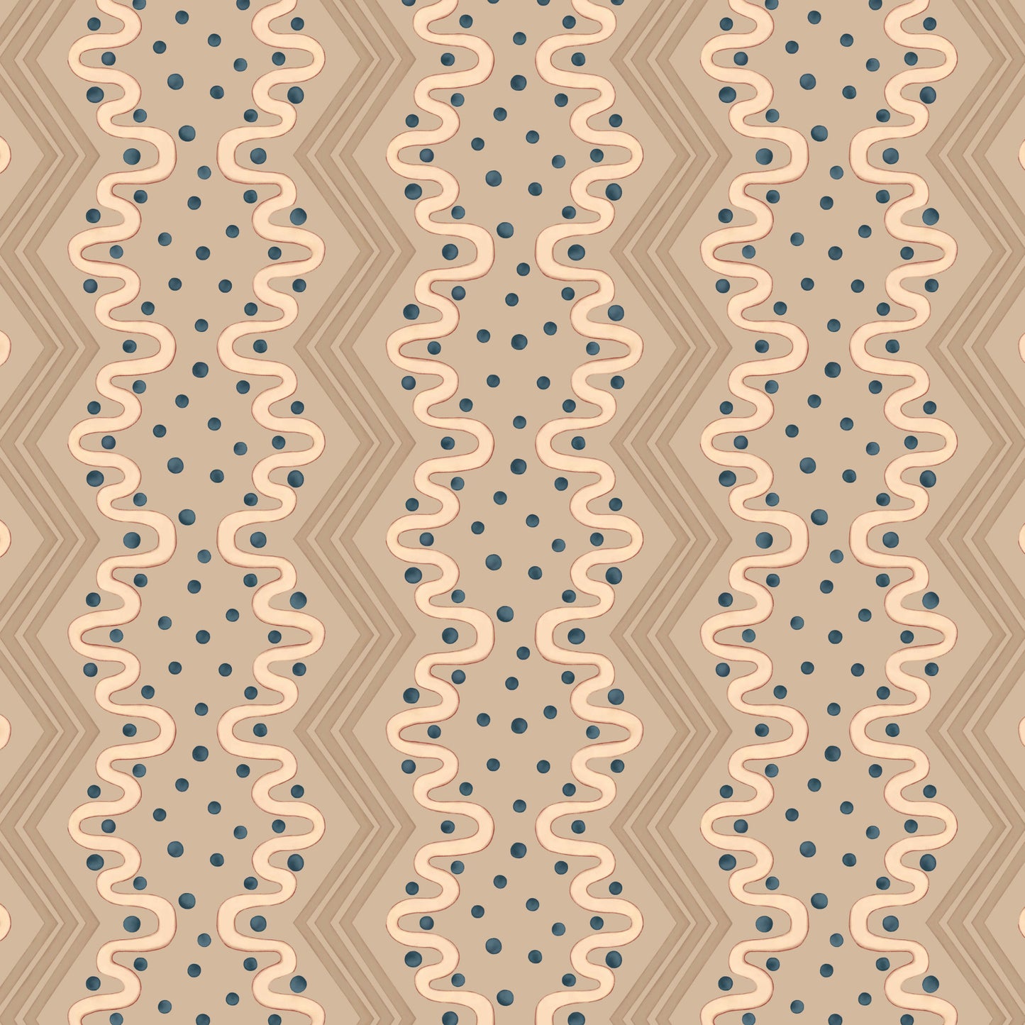 Madame Ziggle Wallpaper - Oat