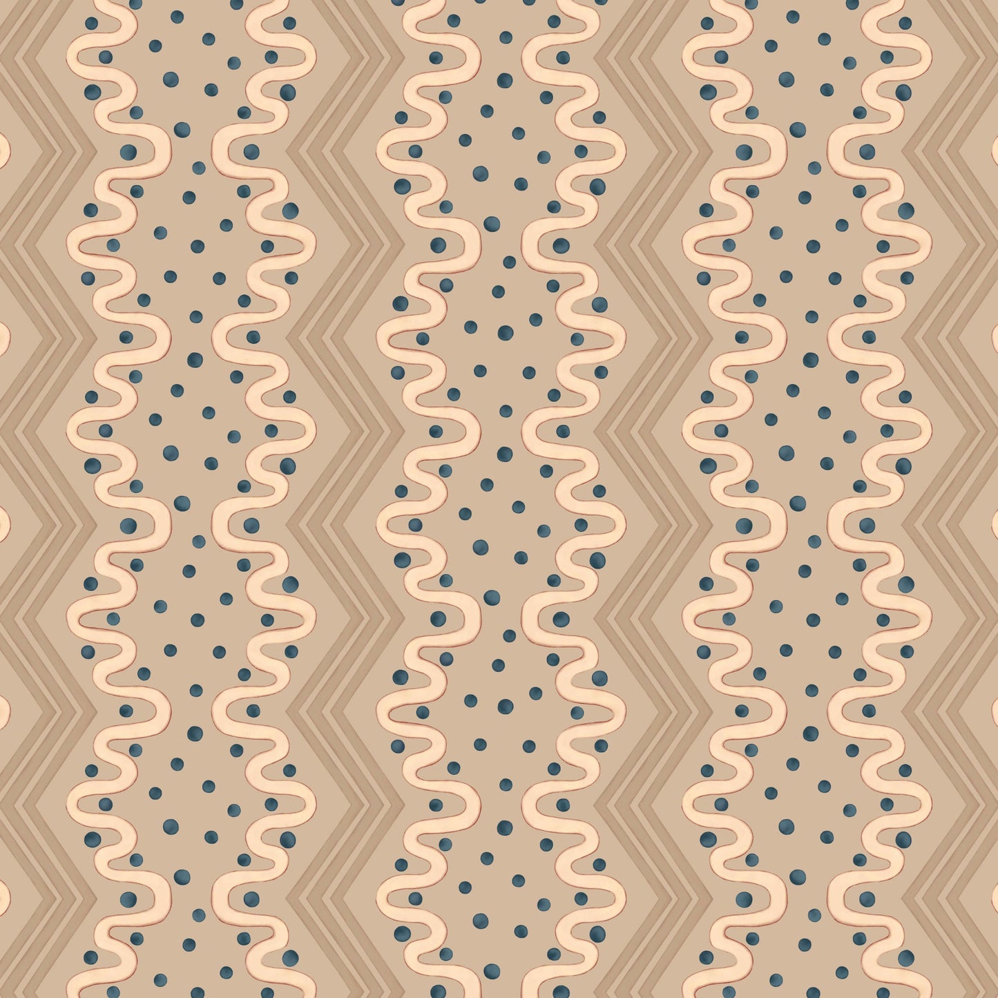 Madame Ziggle Wallpaper - Oat