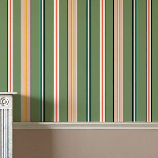 Sporty Stripes - Green