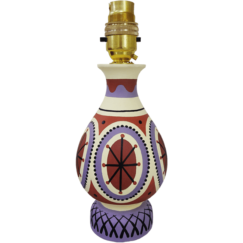 Callisto Hand Painted Vase Lamp