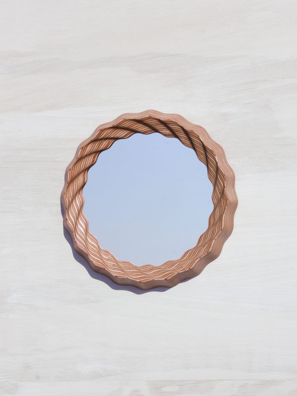 Kruller Porthole Mirror - Birch Plywood