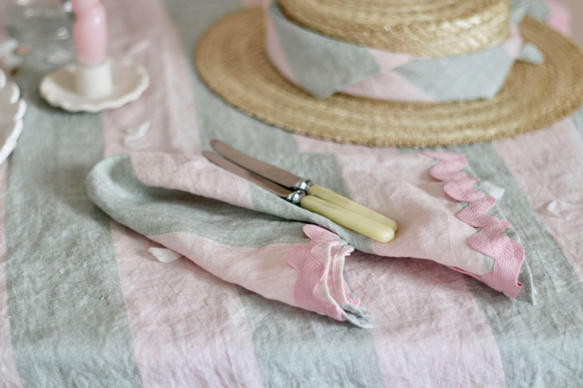 Large Linen Tablecloth - Gelato