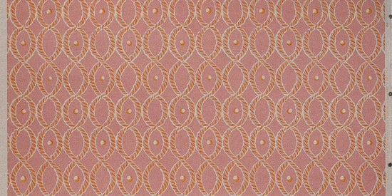 Dolly Fabric in Ethel Pink and Harvest Gold