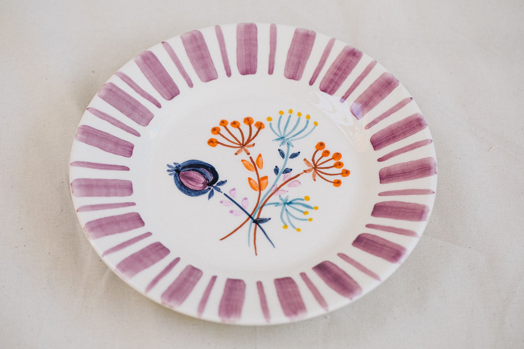 Lilac Dessert  Plate – The Portuguese Chitas