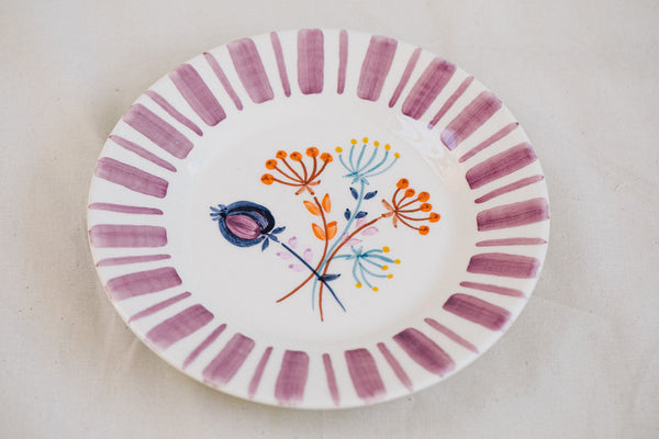 Lilac Dessert  Plate – The Portuguese Chitas