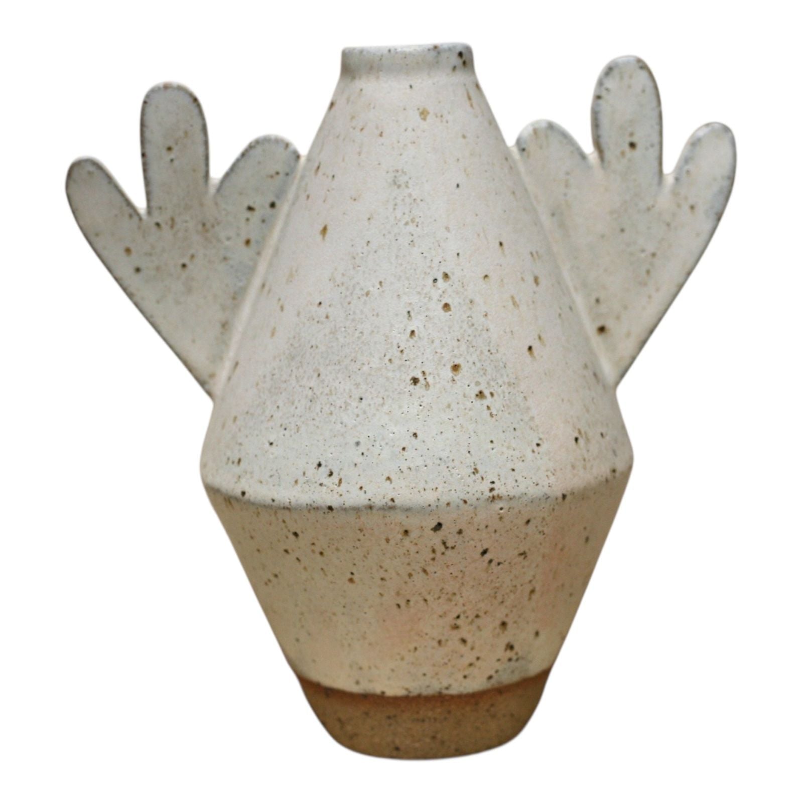 Diamond Vase with Flower Handles