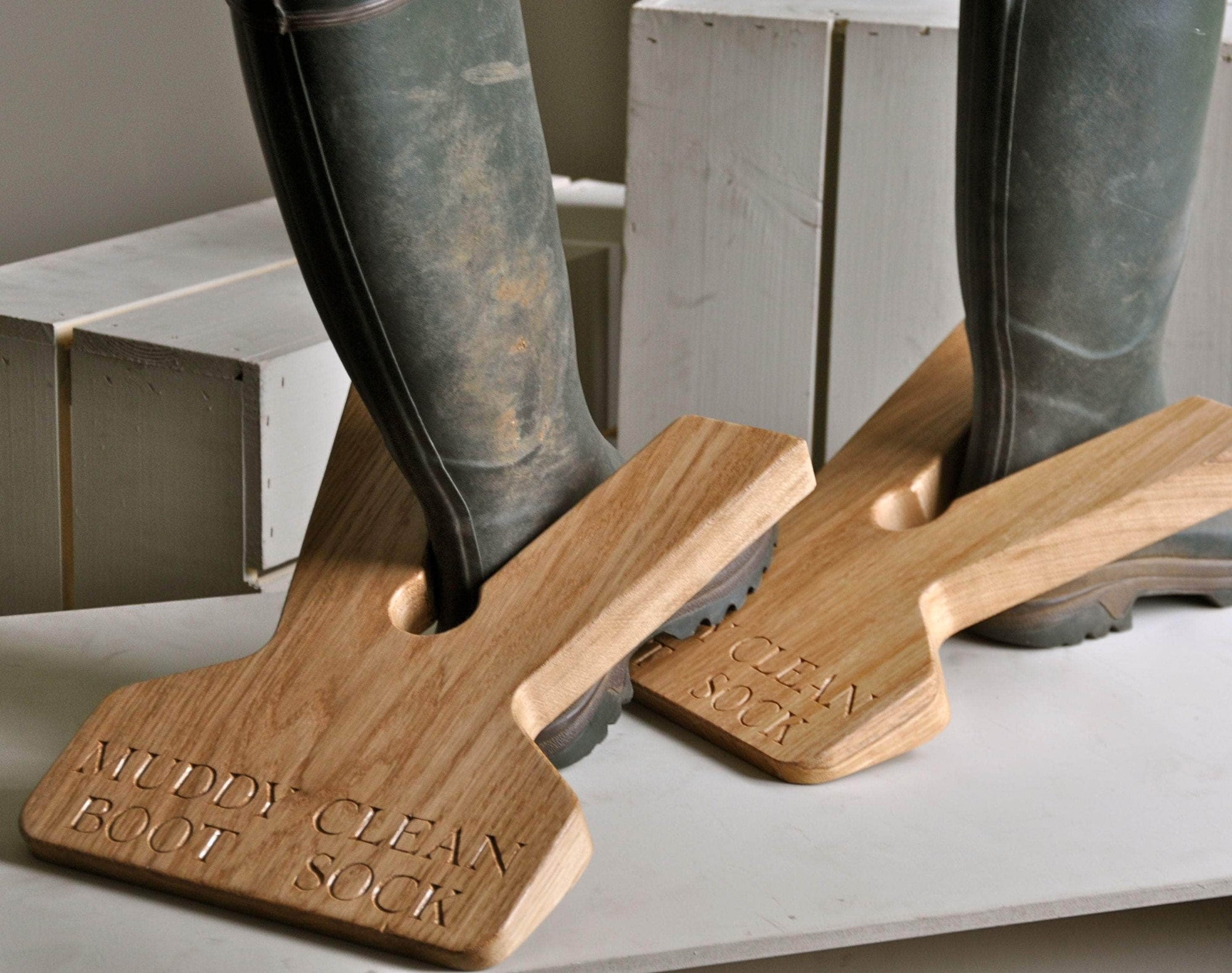 Oak Boot Jack / Pull