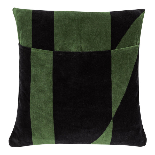 Stripes Green Pillow Cover