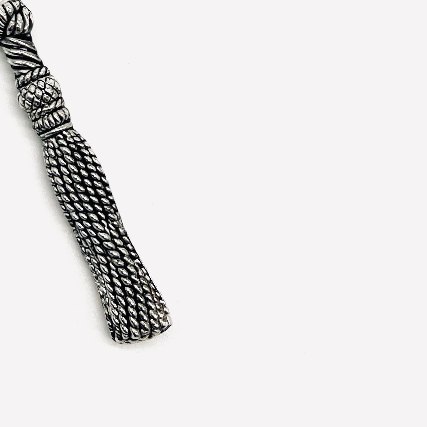 Silver-Plated Tassel Cheese Knife