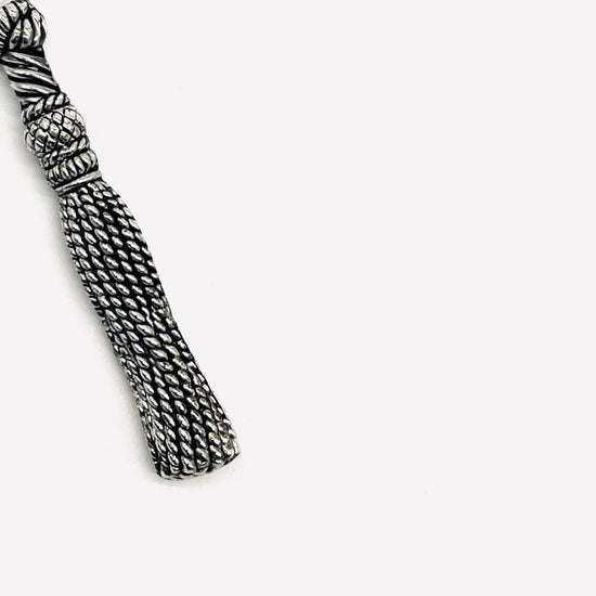 Silver-Plated Tassel Cheese Knife