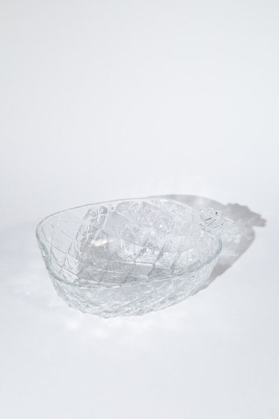 Vintage Italian Pineapple Glass Bowl