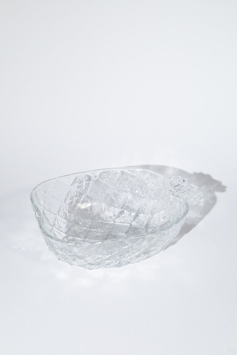 Vintage Italian Pineapple Glass Bowl