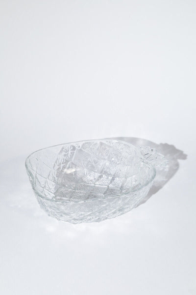 Vintage Italian Pineapple Glass Bowl