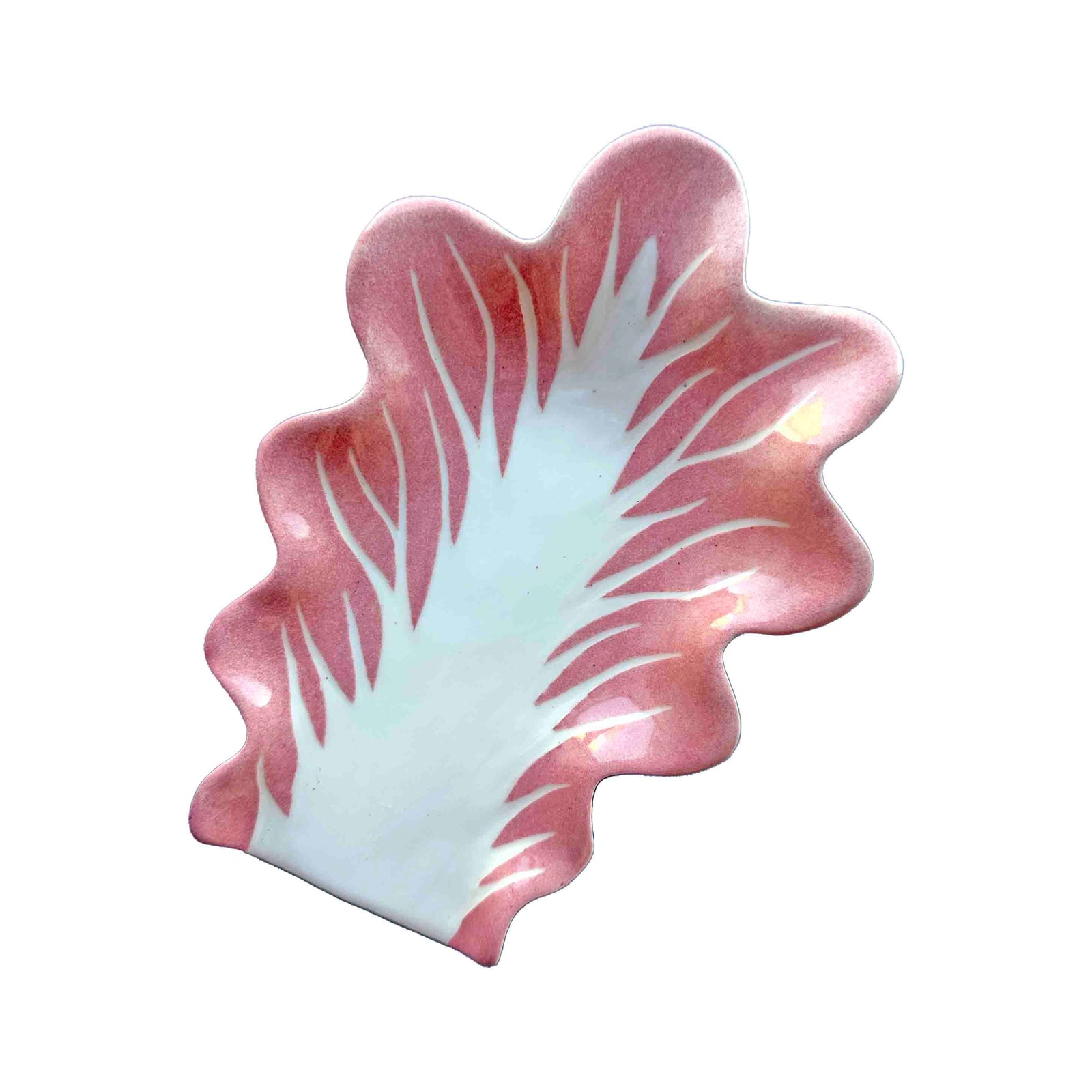 Radicchio Leaf Spoon Rest - Pink