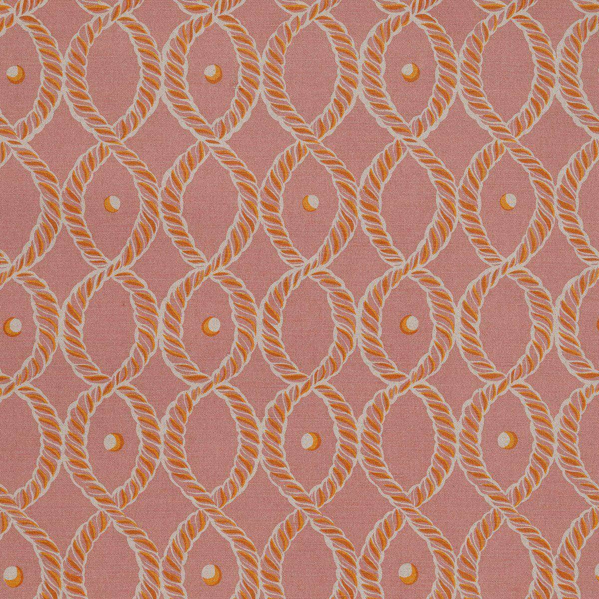 Dolly Fabric in Ethel Pink and Harvest Gold