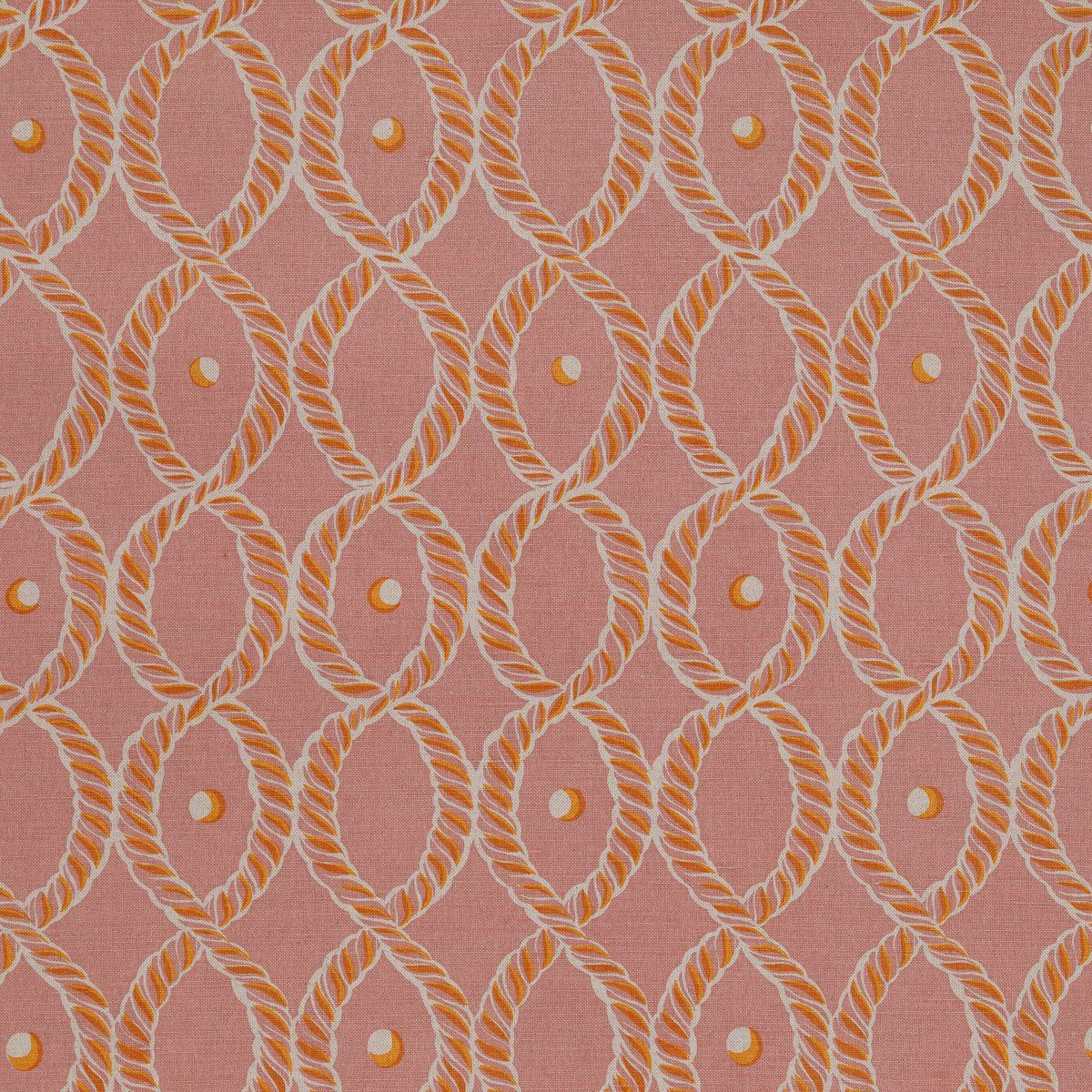 Dolly Fabric in Ethel Pink and Harvest Gold