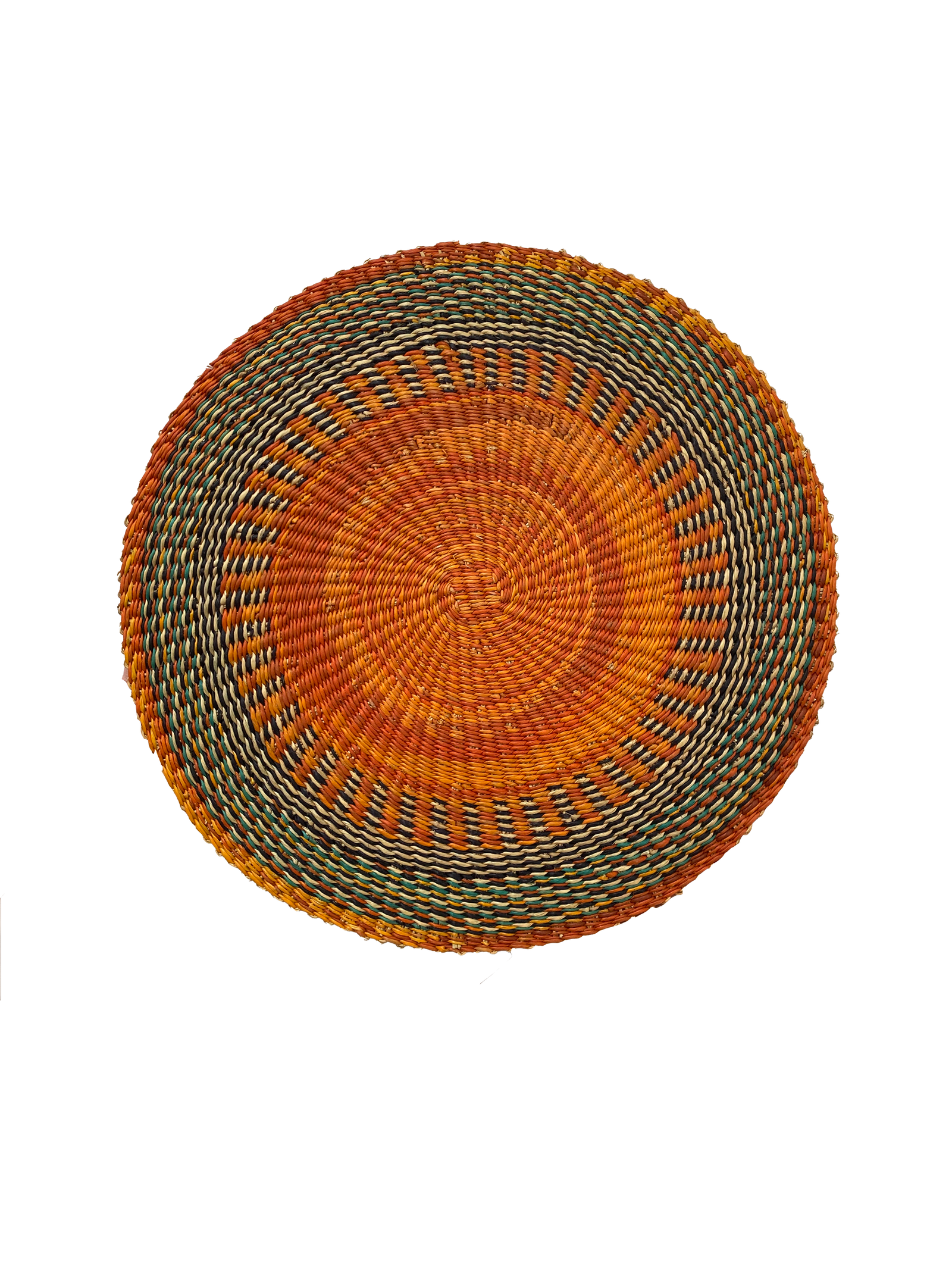 Colorful Placemats from Ghana - Sunset - Set of 2