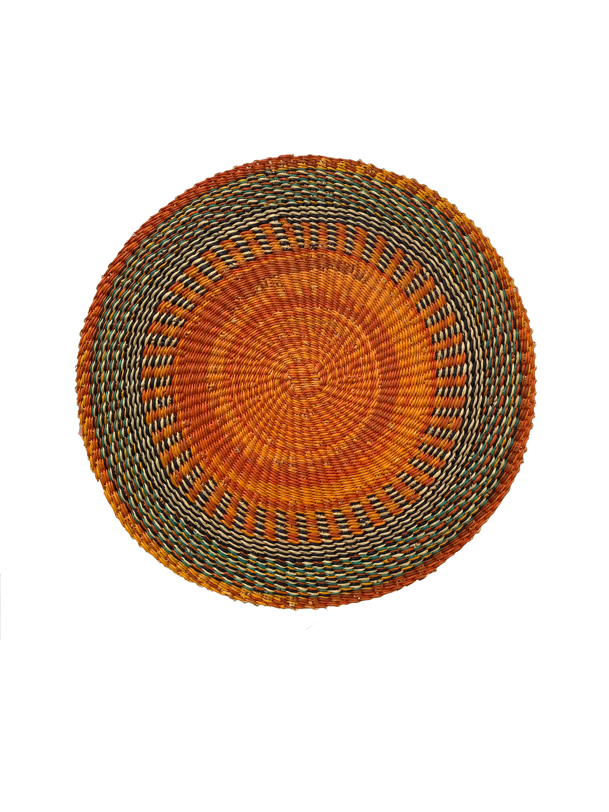 Colorful Placemats from Ghana - Sunset - Set of 2
