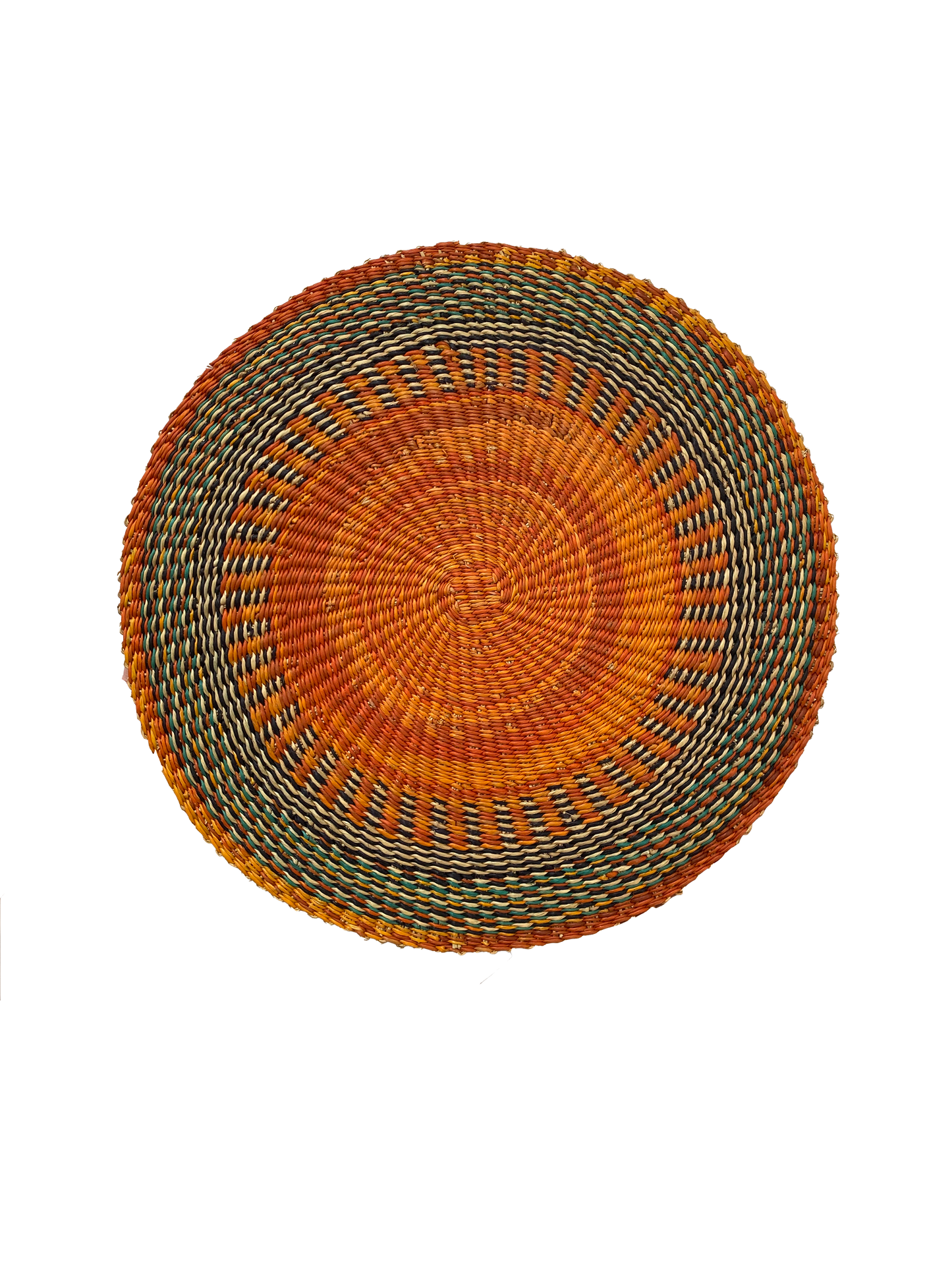 Colorful Placemats from Ghana - Sunset - Set of 2