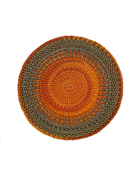 Colorful Placemats from Ghana - Sunset - Set of 2