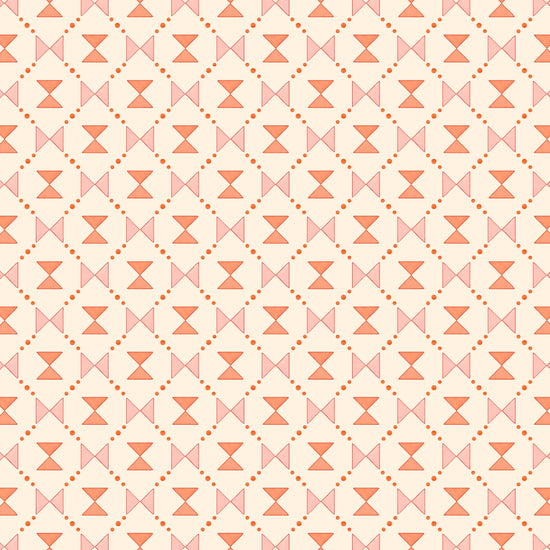 Bow Tie Quilt - Pink and Coral