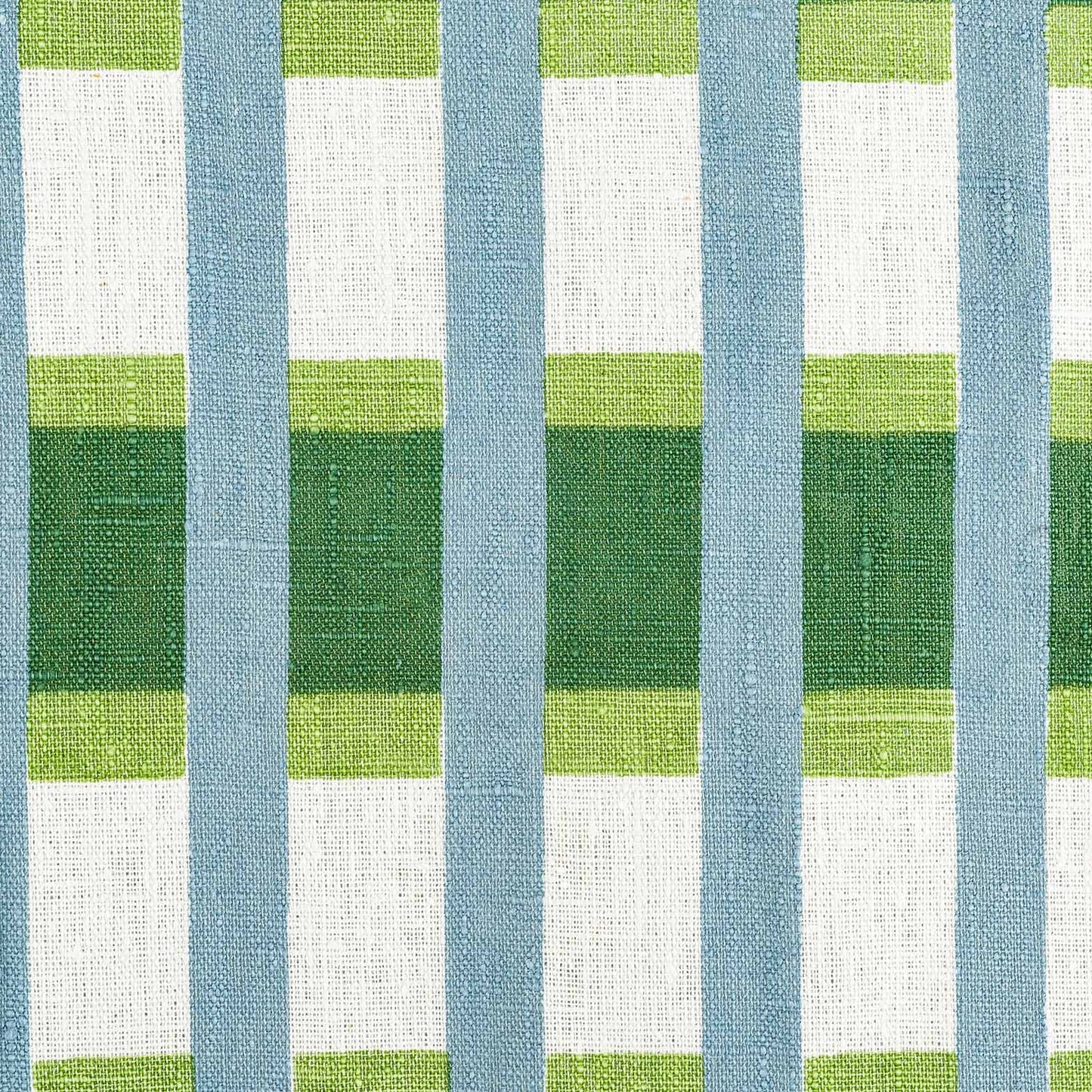 Lino Stripe Fabric (Teal)