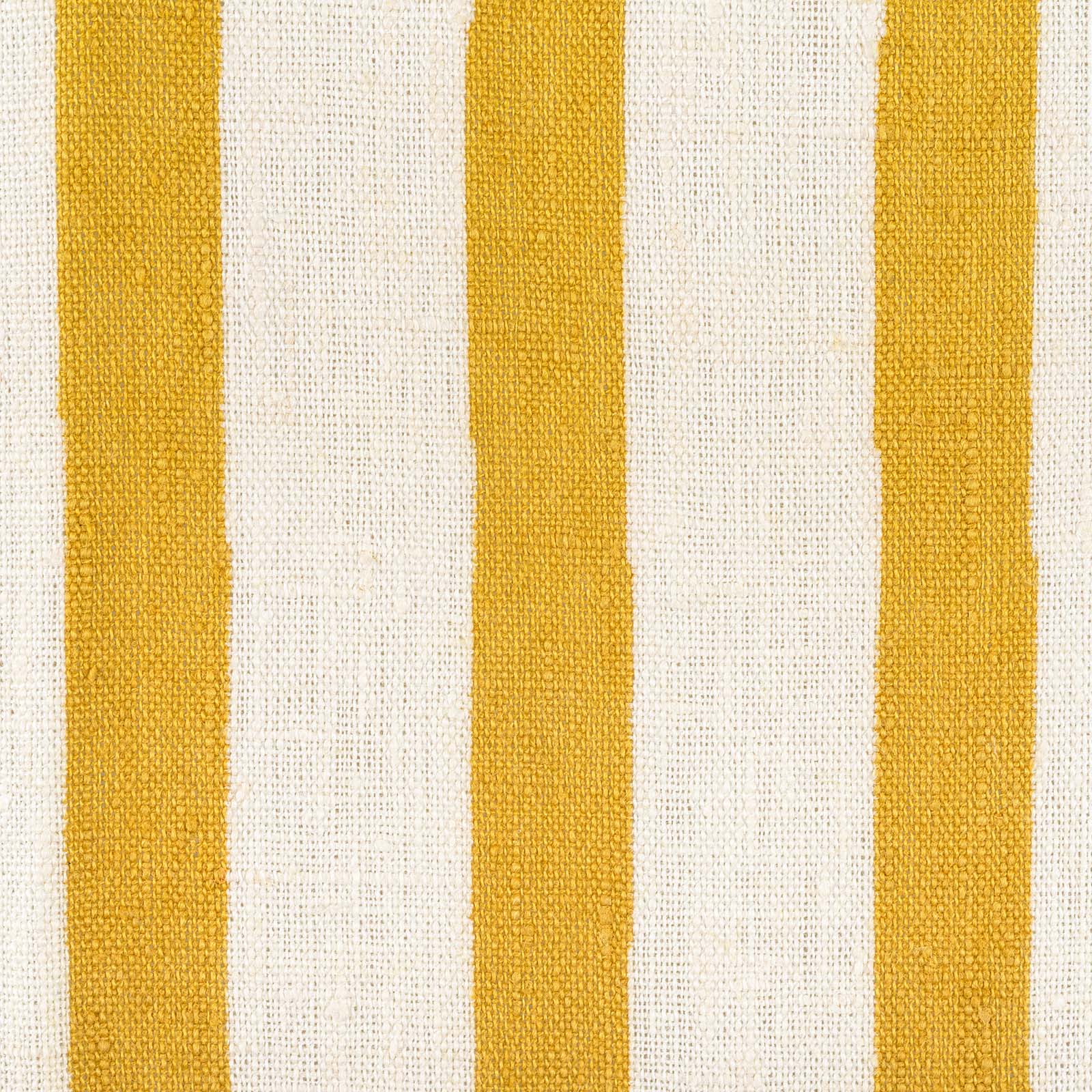 Lino Stripe Fabric (Yellow)