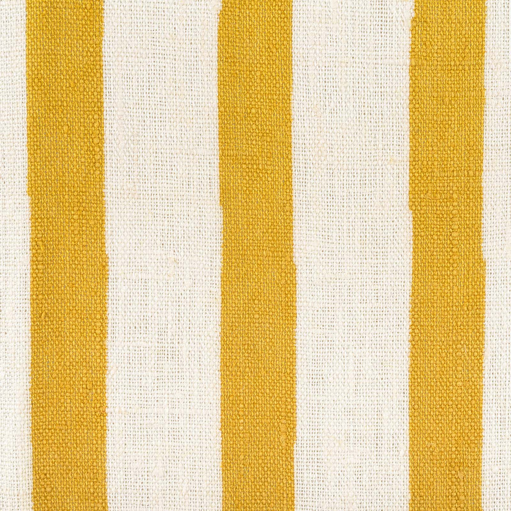 Lino Stripe Fabric (Yellow)