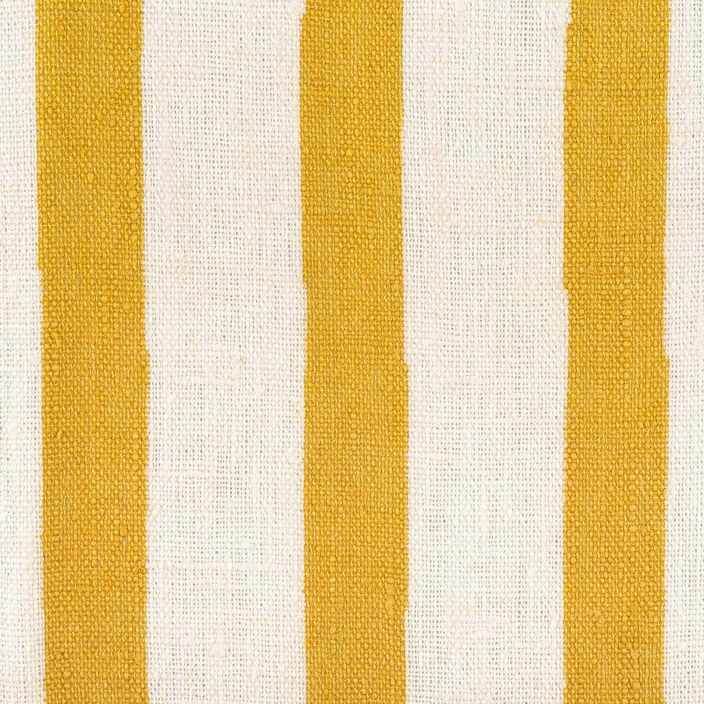 Lino Stripe Fabric (Yellow)