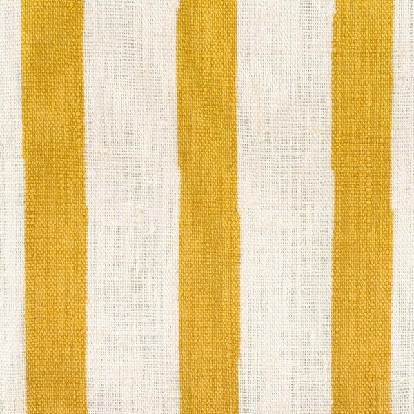 Lino Stripe Fabric (Yellow)