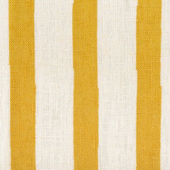 Lino Stripe Fabric (Yellow)