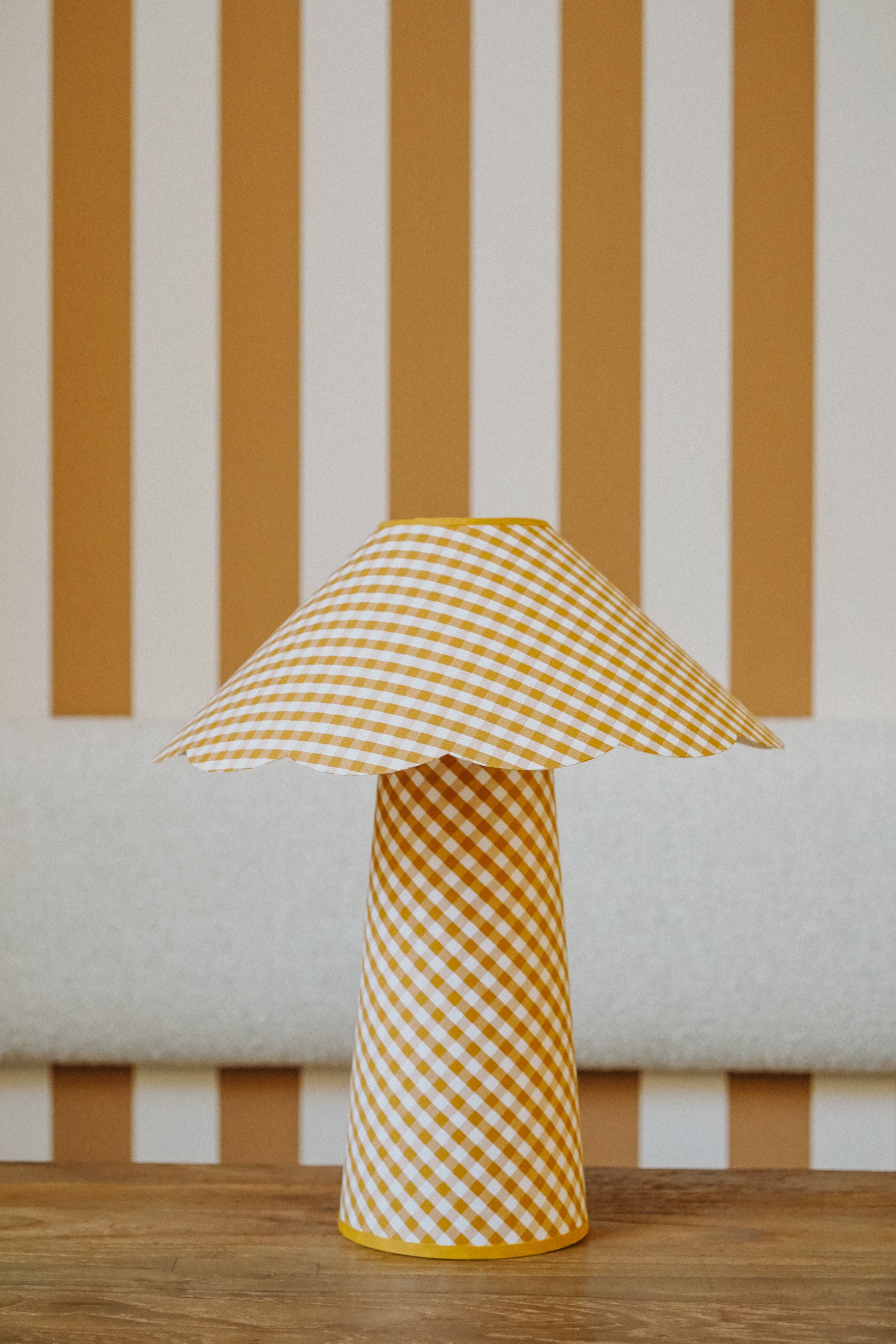 SUZIE -  Vichy Saffron Table Lamp